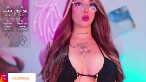 Snapshot of kaorianya001 chatting on February 2026 01:07:02 AM Kaori online show from February 2026 01:07:02 AM