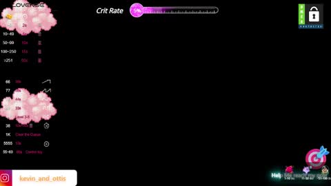 Snapshot of kevinxlvx chatting on January 2025 11:43:01 PM kevin and ottis online show from January 2025 11:43:01 PM