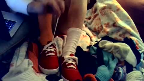 KinkySneakerGirl online show from February 2025 02:00:01 AM