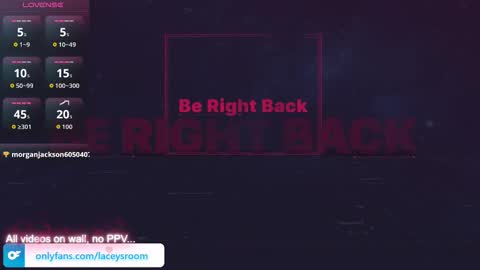 Laceysroom online show from November 2025 08:57:01 AM