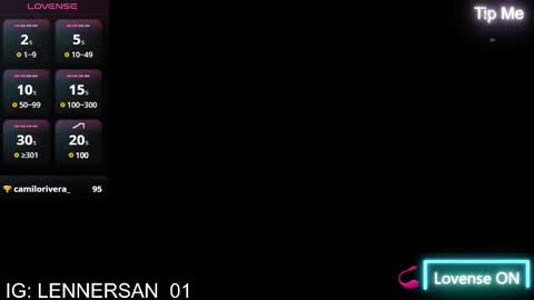 Lenner INDEPENDENT MODEL online show from December 2024 11:32:01 AM