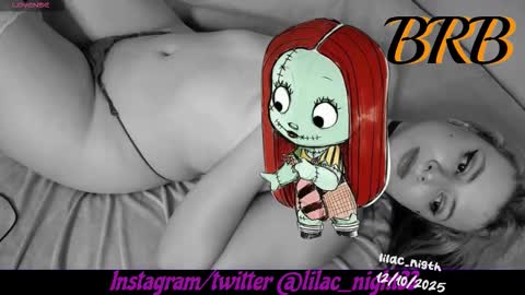 Snapshot of lilac_night chatting on October 2025 12:26:01 PM Jen online show from October 2025 12:26:01 PM