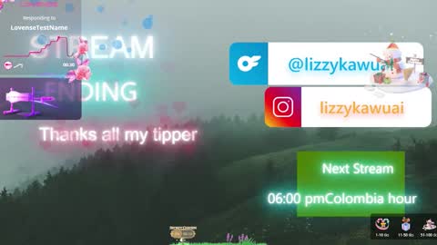 lizzy online show from December 2025 02:08:02 AM
