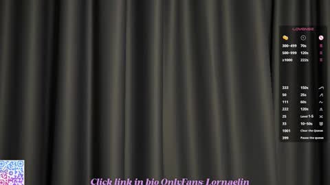 Snapshot of lornaelin chatting on November 2025 06:56:02 PM Dia 700-1630Rose 1900-430UTC1 online show from November 2025 06:56:02 PM