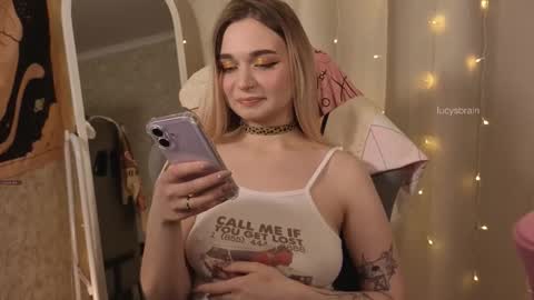 Snapshot of lucysbrain chatting on February 2026 06:28:01 PM Lucy online show from February 2026 06:28:01 PM