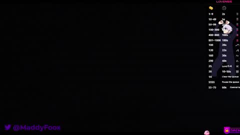 Snapshot of maddyfoox chatting on June 2026 10:30:01 PM Maddy Foox online show from June 2026 10:30:01 PM