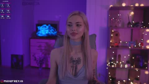 Snapshot of manifreyja chatting on January 2025 01:00:01 AM Amelie online show from January 2025 01:00:01 AM