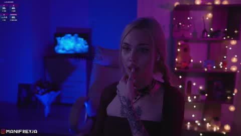 Snapshot of manifreyja chatting on January 2025 11:13:02 PM Amelie online show from January 2025 11:13:02 PM