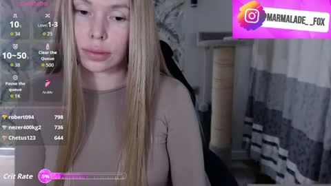 Marmalade Fox online show from April 2026 04:59:01 PM