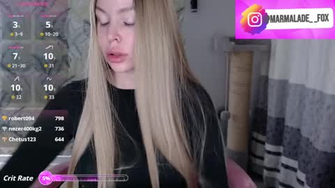 Marmalade Fox online show from April 2026 03:32:02 PM