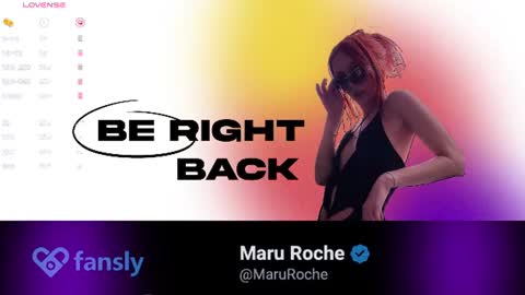 Snapshot of maruroche chatting on June 2026 08:40:02 PM Maru Roche online show from June 2026 08:40:02 PM