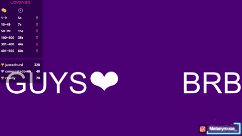 melanyrouse1 online show from February 2025 11:49:01 PM