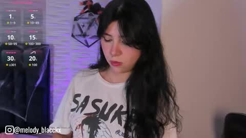 Snapshot of melody_black_ chatting on October 2025 09:02:01 PM Melody online show from October 2025 09:02:01 PM
