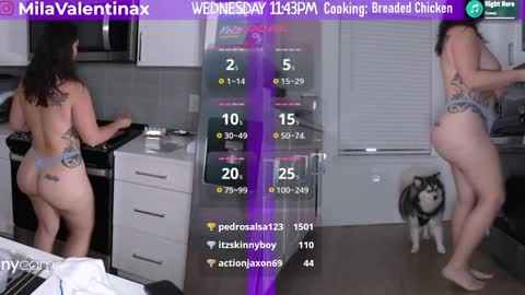 Snapshot of milavalentinax chatting on February 2025 04:43:01 AM Mila Valentina online show from February 2025 04:43:01 AM