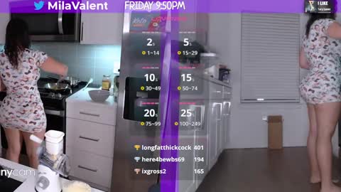 Snapshot of milavalentinax chatting on February 2025 02:50:02 AM Mila Valentina online show from February 2025 02:50:02 AM