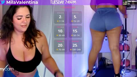 Snapshot of milavalentinax chatting on February 2025 12:49:01 AM Mila Valentina online show from February 2025 12:49:01 AM