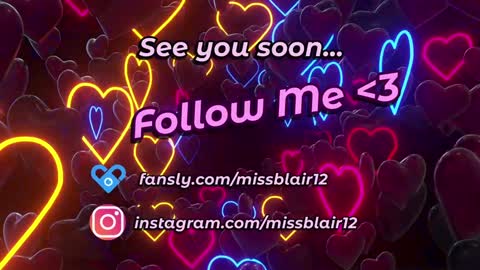 MissBlair online show from January 2025 05:59:01 PM