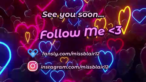 MissBlair online show from February 2025 12:16:01 AM