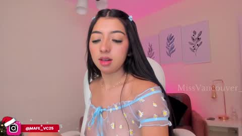 Snapshot of missvancouver_ chatting on December 2024 11:30:01 PM Mafe Jimenez online show from December 2024 11:30:01 PM