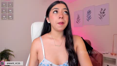 Snapshot of missvancouver_ chatting on January 2025 11:37:02 PM Mafe Jimenez online show from January 2025 11:37:02 PM