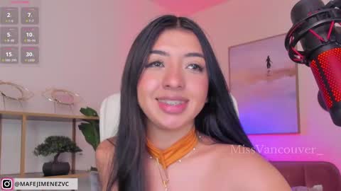 Snapshot of missvancouver_ chatting on February 2025 06:39:01 AM Mafe Jimenez online show from February 2025 06:39:01 AM