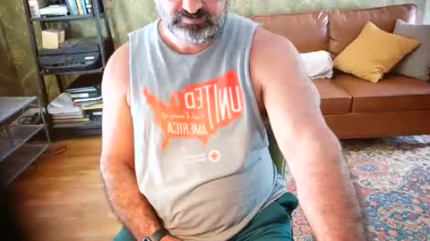 Snapshot of muscledadbear chatting on July 2026 04:44:02 PM Jordan El Din online show from July 2026 04:44:02 PM