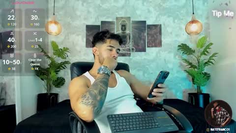 Snapshot of nate_franco chatting on October 2025 01:15:01 AM Nate Franco online show from October 2025 01:15:01 AM