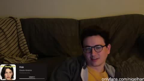 Snapshot of nigelhart chatting on January 2025 05:01:01 AM Nigel Hart online show from January 2025 05:01:01 AM