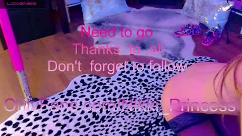 Snapshot of nikkiprincess chatting on March 2025 08:21:02 AM Schedule IN BIO online show from March 2025 08:21:02 AM