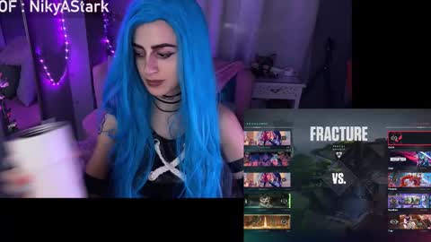 Snapshot of nikyastark chatting on February 2026 10:43:02 PM Niky A Stark online show from February 2026 10:43:02 PM