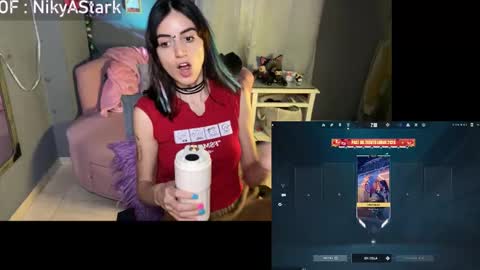 Snapshot of nikyastark chatting on February 2026 11:09:01 AM Niky A Stark online show from February 2026 11:09:01 AM