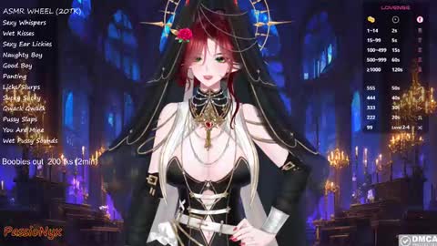 Succubus Nyx online show from February 2025 10:20:02 PM