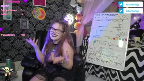 Snapshot of pawggoddess778 chatting on December 2024 05:47:01 AM ArtsyHeartsyy online show from December 2024 05:47:01 AM