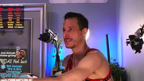 Snapshot of prosbate chatting on November 2025 02:10:02 AM Andy Conda ITS A BRO CHRISTMAS PARTY FRIDAY DECEMBER 13TH 9pm est - LATE Mark Your Calendar online show from November 2025 02:10:02 AM