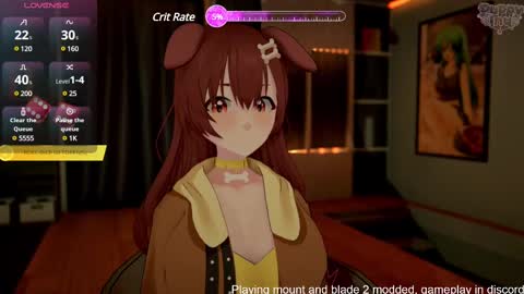 Snapshot of puppyinu chatting on March 2025 04:57:02 AM Inuyama Wanko online show from March 2025 04:57:02 AM