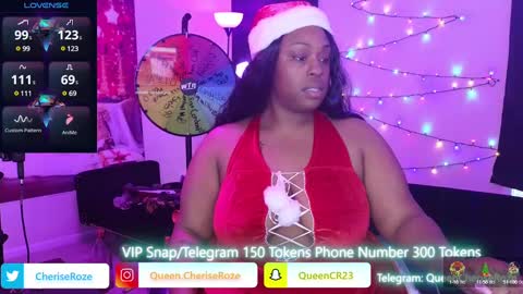 Queen Cherise Roze online show from December 2024 09:33:01 PM