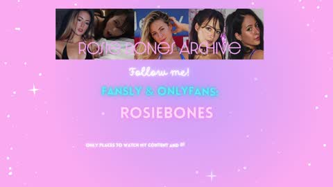 Rosie Bones online show from January 2025 03:40:01 AM