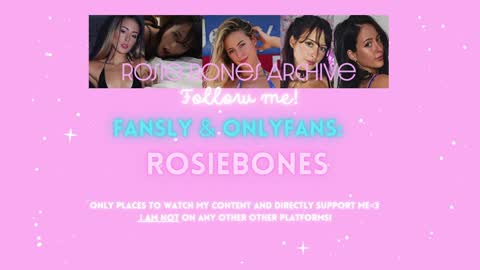 Rosie Bones online show from March 2025 07:59:02 PM