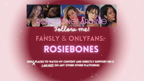 Rosie Bones online show from September 2025 10:54:01 PM