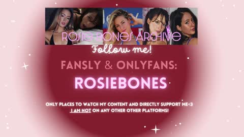 Rosie Bones online show from October 2025 09:12:02 PM