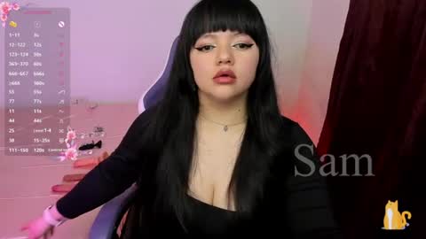 Snapshot of samantha__g chatting on June 2026 02:38:01 AM Sam online show from June 2026 02:38:01 AM