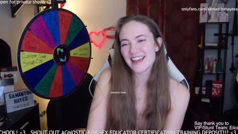 The Real Samantha Hayes haha  online show from December 2024 04:09:01 AM