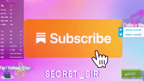 Dean Carter online show from October 2025 09:36:01 PM