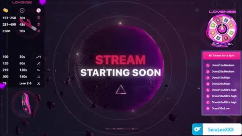 SeraLeeXXX online show from January 2026 06:00:02 PM