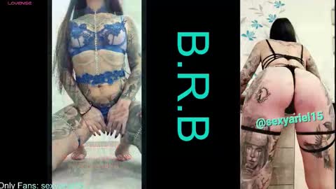Snapshot of sexyariel15 chatting on February 2026 05:00:02 PM SexyAriel15 online show from February 2026 05:00:02 PM
