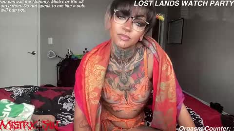 Mistrx Sin online show from September 2025 09:49:02 PM