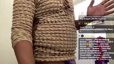 Snapshot of sissyblkgoddess858860 chatting on July 2026 11:44:01 PM Sissyblkgoddess online show from July 2026 11:44:01 PM