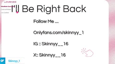 Skinnyy   online show from May 2026 10:12:02 AM