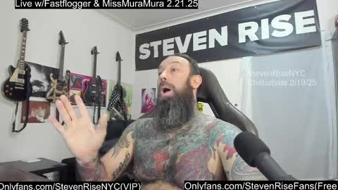 StevenRiseNYC online show from February 2025 01:06:01 PM