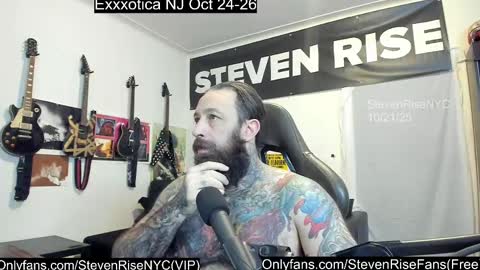 StevenRiseNYC online show from October 2025 12:38:02 PM